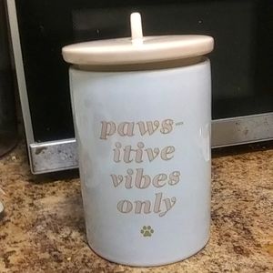 Paws-itive vibes only jar